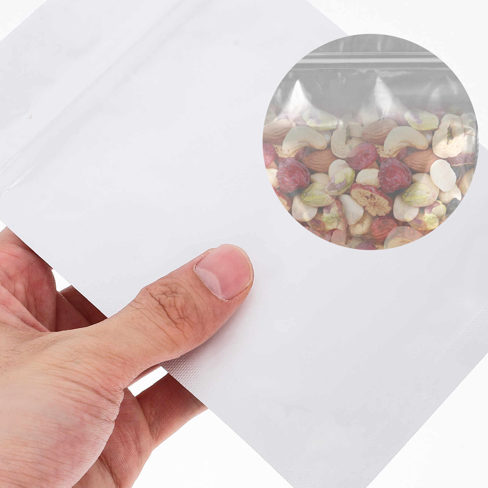 Food Snack - 50 stuks luchtdichte hersluitbare zakjes voor