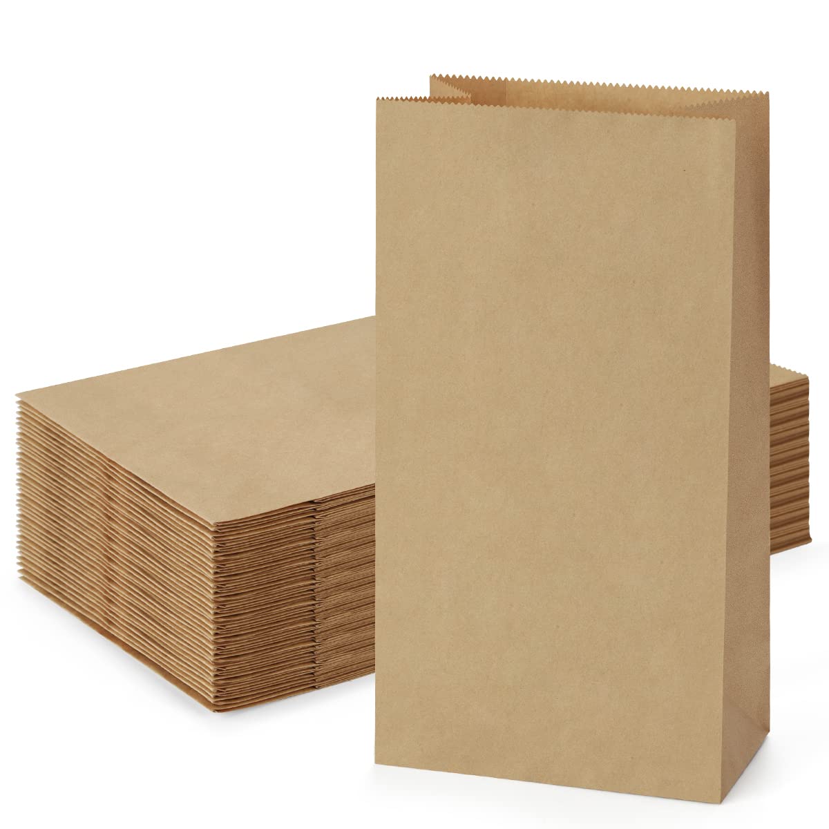 Food Grocery Snacks - 50/100 Stuks Lunch Papieren Zakken Kraftpapier