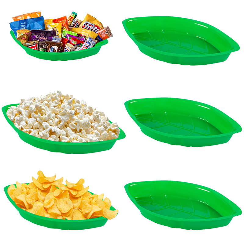 Food Packed Snacks - 6 stks Palmbladvorm Voedsel Herbruikbare Snackbakje