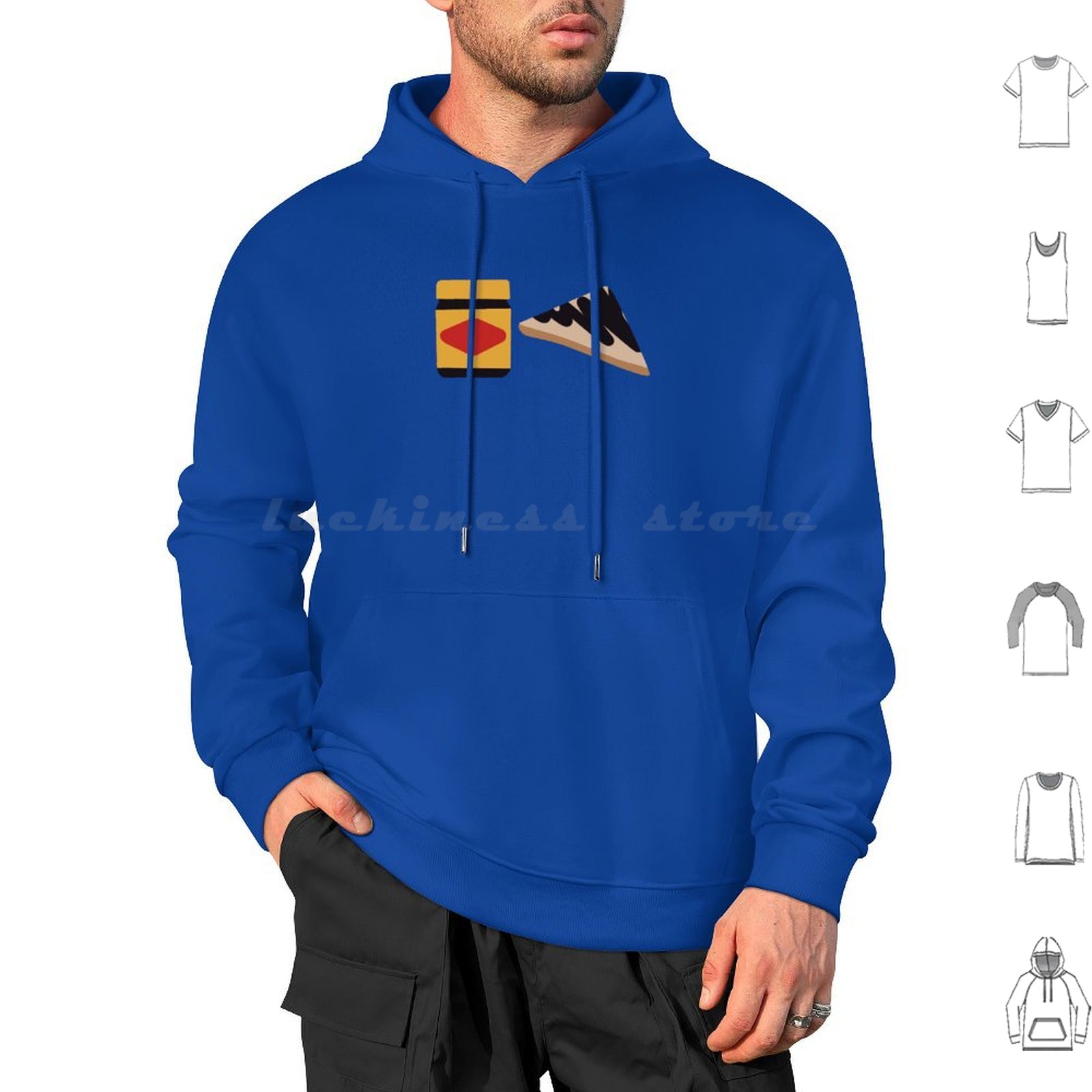 Yummy Food Snacks - Aussie Sandwich Hoodies met lange mouwen