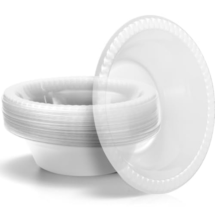 Food Packed Snacks - 30 stuks 12 oz wegwerp plastic