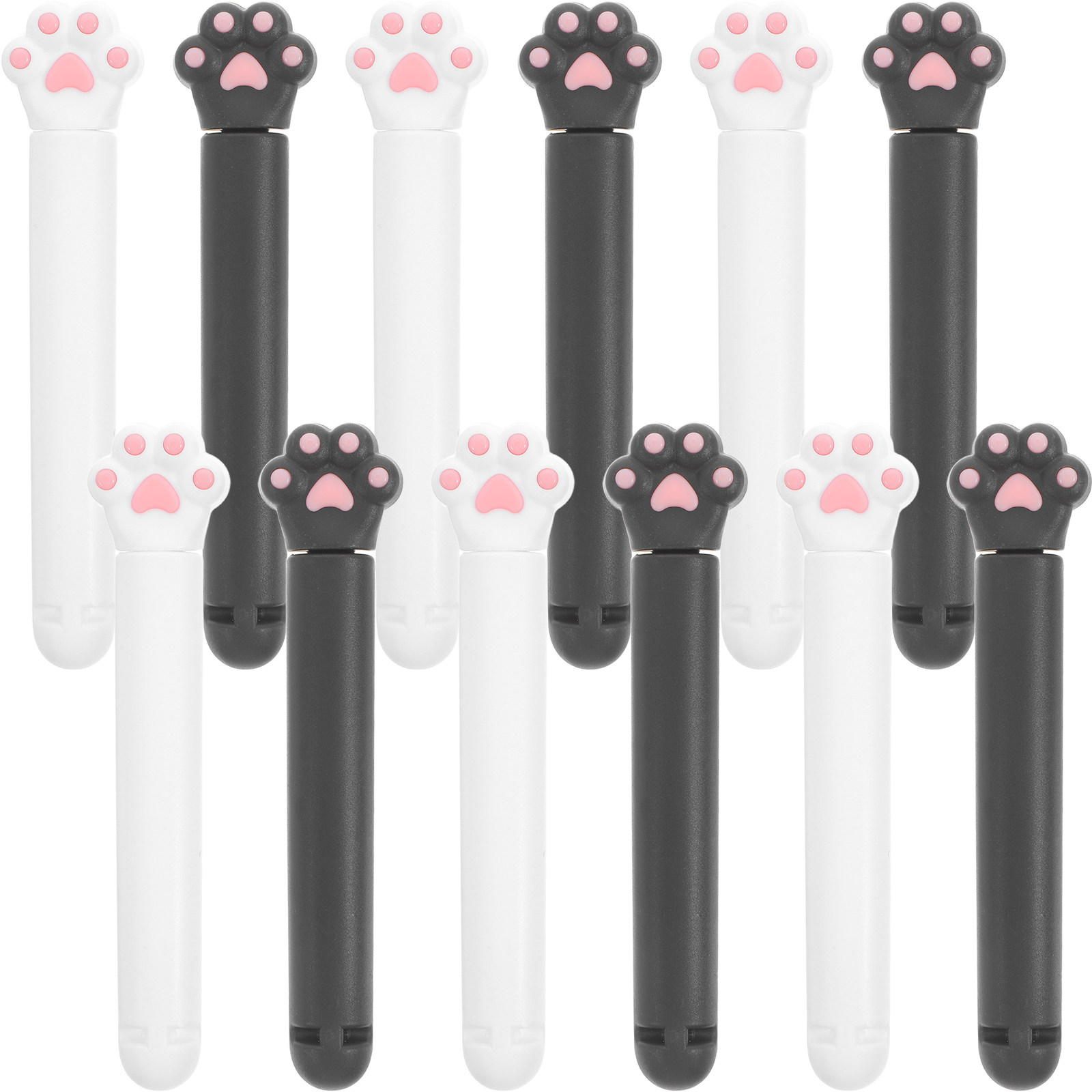 Food Snacks Chips - 12 stuks cartoon kattenpoot voedselclips, schattige