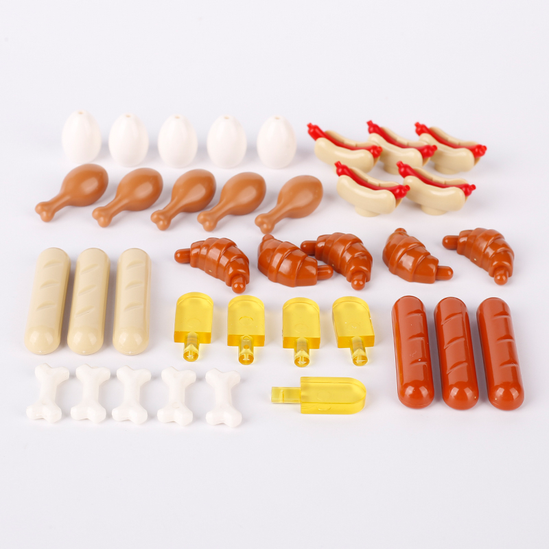 MOC City Street Figures Voedse - Food Grocery Snacks recensie en prijs