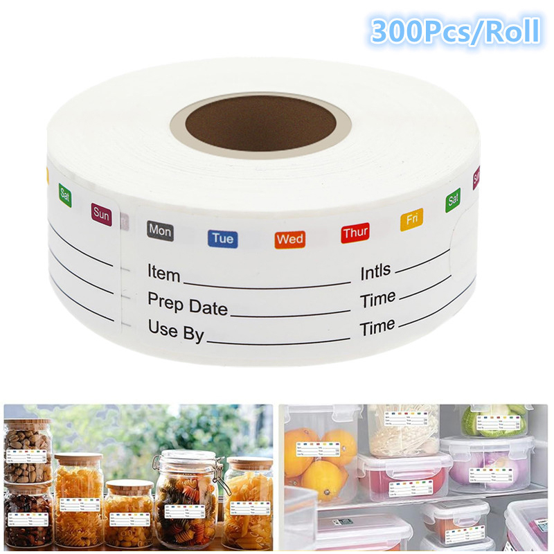 300 Stuks/Roll Keuken Datum Vo - Food Snacks Label recensie en prijs