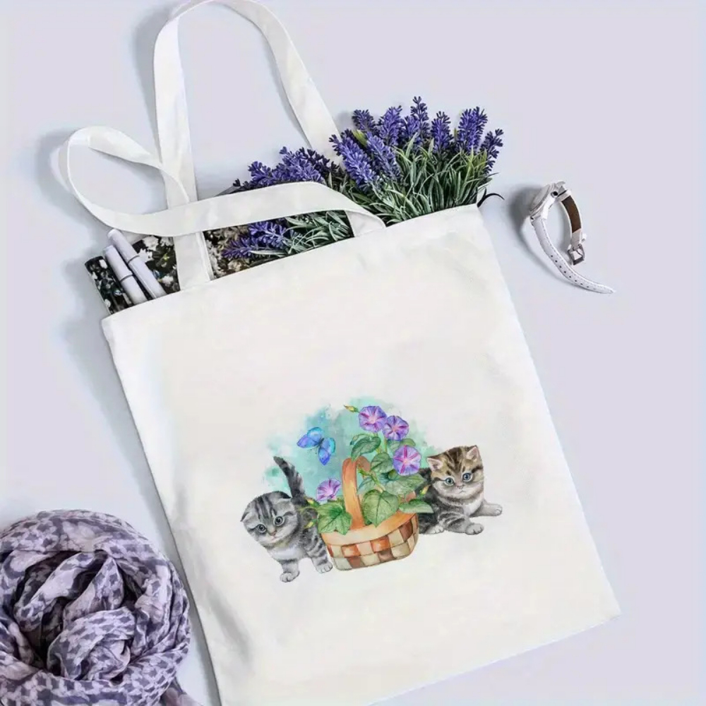 Leuke canvas draagtas met frie - Food Grocery Snacks recensie en prijs
