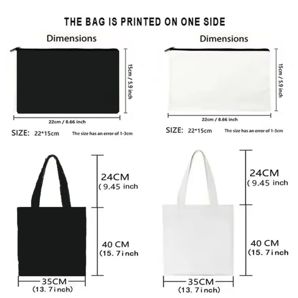Leuke canvas draagtas met frie - Food Grocery Snacks recensie en prijs