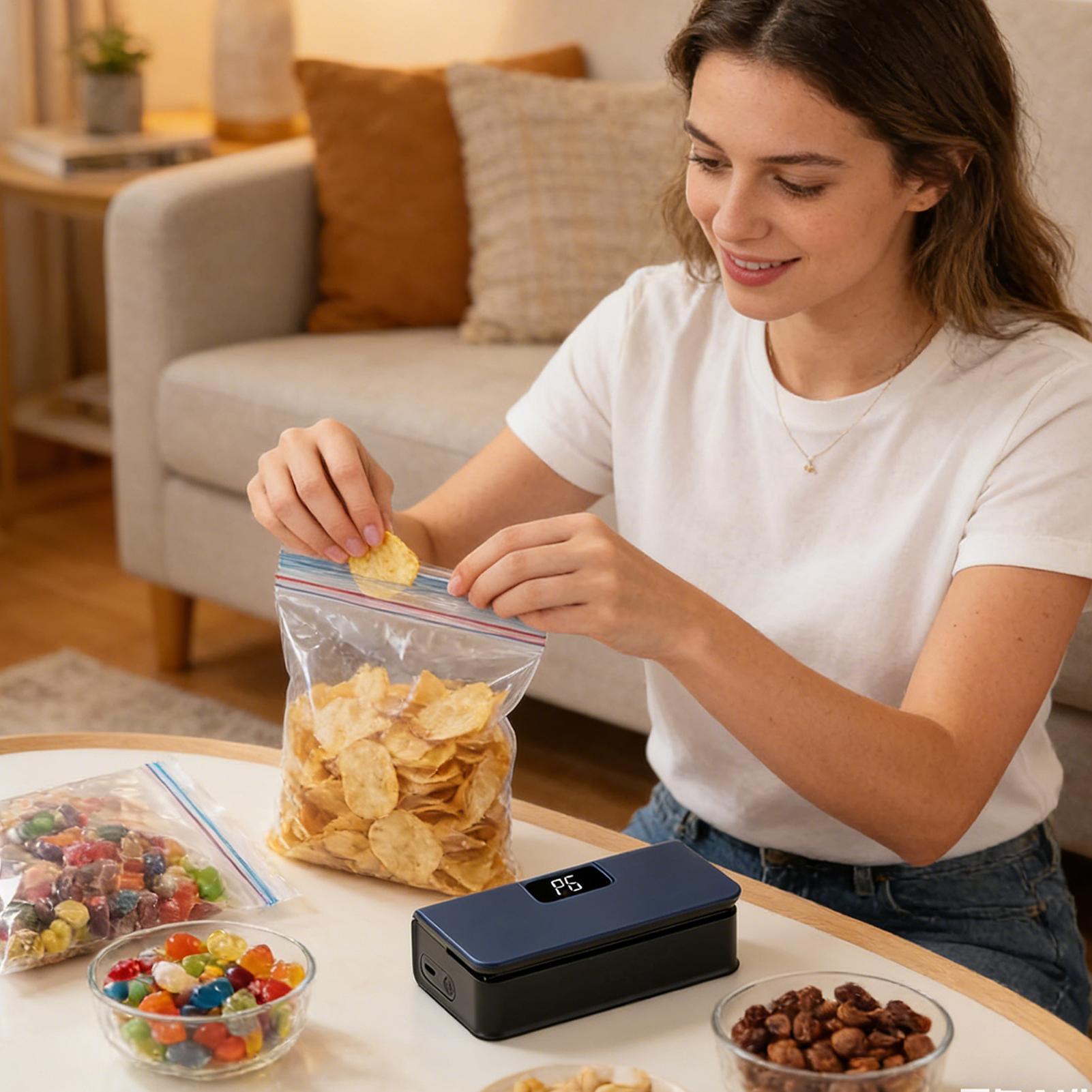 Magnetische zakjes-sluitmachin - Food Snacks Chips recensie en prijs